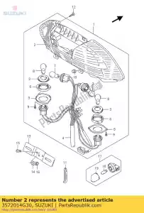 Suzuki 3572014G30 unità, lampada - Il fondo