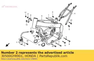 honda 30500GY8901 ignition coil - Bottom side
