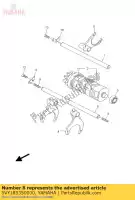 5VY185350000, Yamaha, Barre, guide de fourchette de changement de vitesse 2 yamaha fz yzf r 800 1000 2004 2005 2006 2007 2008 2009 2010 2011 2012 2013 2014 2015, Nouveau