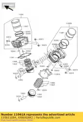 Here you can order the gasket,cylinder base, vn1500-p from Kawasaki, with part number 110611084: