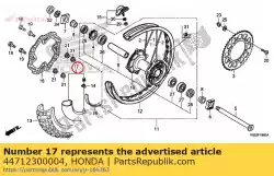 Tutaj możesz zamówić d? Tka, opona (dunlop) (100 / od Honda , z numerem części 44712300004: