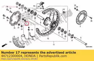 Honda 44712300004 d?tka, opona (dunlop) (100 / - Dół