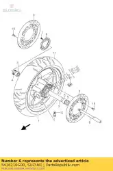 Aquí puede pedir anillo, sensor de velocidad de Suzuki , con el número de pieza 5416210G00: