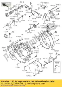 kawasaki 132340016 arbre-comp kx250-r1 - La partie au fond