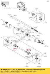 Tutaj możesz zamówić 01 jarzmo,21t od Kawasaki , z numerem części 491170601: