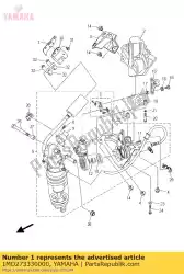 brkt van Yamaha, met onderdeel nummer 1MD273330000, bestel je hier online: