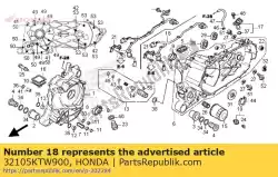 Here you can order the sub cord,eng from Honda, with part number 32105KTW900: