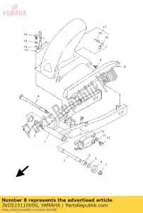 yamaha 3VD223110000 protetor de corrente - imagem 10 de 10