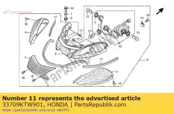 Here you can order the packing, lens from Honda, with part number 33709KTW901: