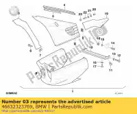 46632323769, BMW, covering left - schwarz         bmw  1000 1100 1984 1985 1986 1987 1988 1989 1992 1993 1994 1995 1996, New