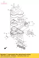 39P144210000, Yamaha, custodia, filtro dell'aria 2 yamaha fz 800 2011 2012 2013 2014 2015, Nuovo