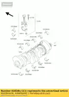 920281628, Kawasaki, bucha, virabrequim, 1 & zx750-j1 kawasaki zx zxr 750 1991 1992 1993 1994 1995 1996 1997 1998 1999 2000 2001 2002, Novo