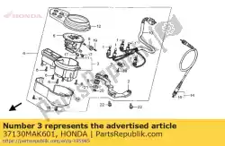 Aquí puede pedir caja de montaje interior de Honda , con el número de pieza 37130MAK601:
