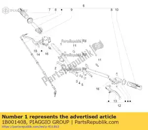 Piaggio Group 1B001408 manubrio con u.p. - Il fondo