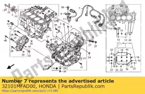 Honda 32101MFAD00 wi?zka pomocnicza, silnik - Dół