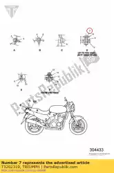 Here you can order the bolt, hhf, m8x1. 25x35, slv from Triumph, with part number T3202319: