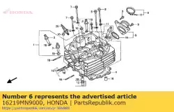 Aqui você pode pedir o banda, isolador de carburador em Honda , com o número da peça 16219MN9000: