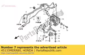 honda 45133MERR80 tubo comp. c, fr. freno - Lado inferior