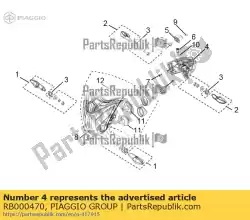 Here you can order the aft light from Piaggio Group, with part number RB000470: