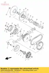 Aquí puede pedir conjunto de soporte de embrague de Yamaha , con el número de pieza 5KM166200000: