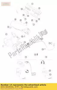 KTM 60014069050 sensor velocímetro lc8 03 - Lado inferior