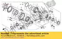 41320MGE010, Honda, cover sub assy., equipaggiamento finale honda vfr 1200 2010 2011 2012 2013, Nuovo