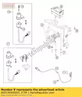 60014069000, KTM, multi-func.-digital-speedom. ktm adventure lc4 super duke super enduro supermoto 640 950 990 2002 2003 2004 2005 2006 2007 2008 2009, Nieuw