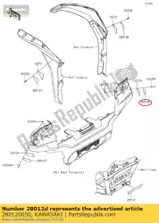 Tutaj możesz zamówić 01 reflektor-refleks,rr,rh od Kawasaki , z numerem części 280120050: