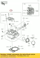 110080975, Kawasaki, 01 g?owica-komp-cylinder kawasaki  450 2019 2020 2021, Nowy