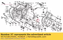 Tutaj możesz zamówić ? Ruba, ko? Nierz, 8x140 od Honda , z numerem części 957010814000: