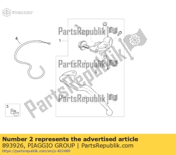 Aprilia 893926, Leva della frizione, OEM: Aprilia 893926