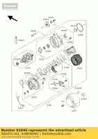 920451181, Kawasaki, Rodamiento de bolas zr1100-a1 kawasaki voyager zephyr zg 1100 1200 1987 1988 1989 1990 1991 1992 1993 1994 1995 1996, Nuevo