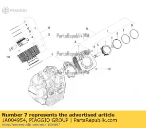 Piaggio Group 1A004954 anello di compressione - Il fondo