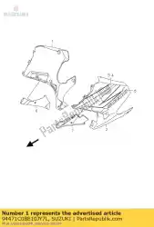 Qui puoi ordinare cowling gs500f / da Suzuki , con numero parte 94471C0BE10JY7L: