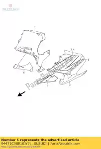 Suzuki 94471C0BE10JY7L cowling gs500f / - Il fondo