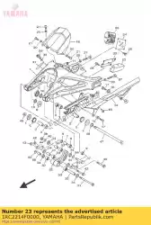 Aquí puede pedir amortiguador 1 de Yamaha , con el número de pieza 1RC2214F0000: