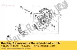 Here you can order the hub sub assy., fr. From Honda, with part number 44635KN4A60: