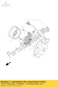 yamaha 5LXH14501000 zespó? wirnika - Dół