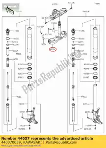 kawasaki 440370039 forcella-supporto sotto zx1400a6f - Il fondo