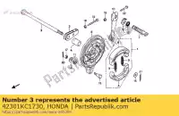 42301KC1730, Honda, as, rr. wiel honda cb super dream td cb125td 125 , Nieuw