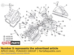 Aprilia AP0211662, Klep voorste kleppen, OEM: Aprilia AP0211662