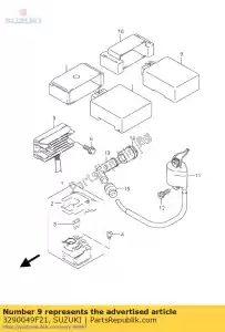 suzuki 3290049F21 unidad de encendido como - Lado inferior