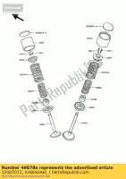 12007012, Kawasaki, válvula spring1outer z1300-a3 kawasaki z zn 1300 1985 1986 1987 1988 1989, Novo