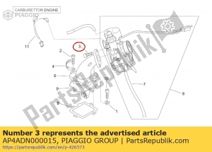 aprilia AP4ADN000015 ?ruba m6x16 - Dół