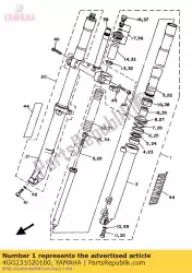 Qui puoi ordinare forcella anteriore (l. H) da Yamaha , con numero parte 4GG231020100: