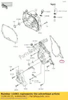110610125, Kawasaki, uszczelka generatora klx110-a1 kawasaki  klx 110 125 2002 2003 2005 2006 2007 2008 2009 2017 2018 2019, Nowy