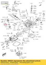 Qui puoi ordinare termostato da Kawasaki , con numero parte 49054Y001: