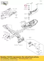 921540846, Kawasaki, bout, met flens, 5x25 kawasaki er6f  f er6n e kle versys er650 ex650 z er 6f abs 6n 650 z650l lams ninja krt 650l kle650 l z650 , Nieuw