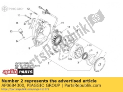 Aprilia AP0684300, Unidade de ignição + embreagem sprag, OEM: Aprilia AP0684300