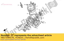 bougie van Honda, met onderdeel nummer 9807959678, bestel je hier online: